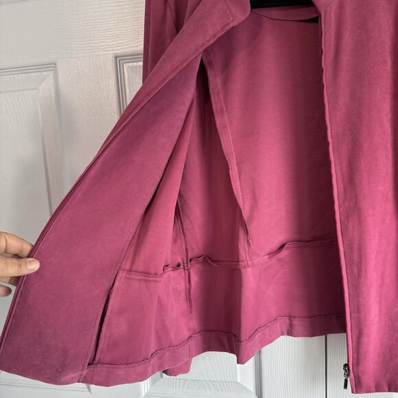 JM Collection Women's Size 16 Zip Blazer |‎ Pink | Career Separate Capsule Ready - Picture 4 of 8